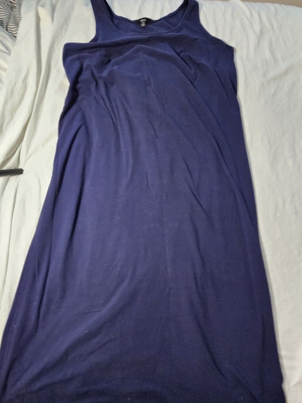 ellos Sleeveless Maxi Dress in Navy